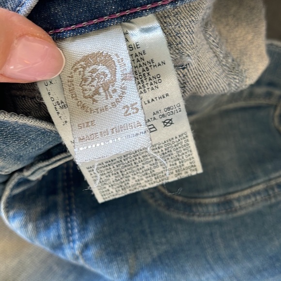 Diesel denim size W25 super slim stretch - Picture 5 of 6
